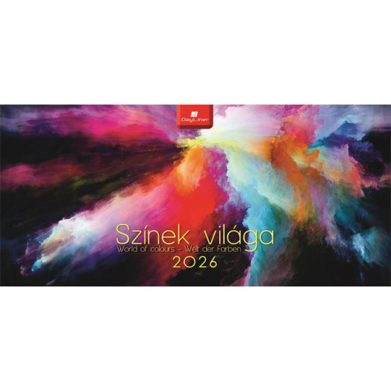 Naptár, asztali, álló, DAYLINER "Színek világa" Naptár, asztali, álló, DAYLINER "Színek világa"