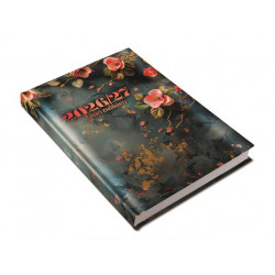 Tanári zsebkönyv, heti, 2026/2027 tanév, REALSYSTEM, virágminta