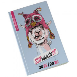 Diák zsebkönyv, heti, 2025/2026 tanév, REALSYSTEM, láma Diák zsebkönyv, heti, 2025/2026 tanév, REALSYSTEM, láma