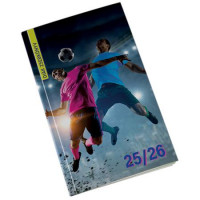 Diák zsebkönyv, heti, 2025/2026 tanév, REALSYSTEM, foci Diák zsebkönyv, heti, 2025/2026 tanév, REALSYSTEM, foci