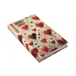 Diák zsebkönyv, heti, 2026/2027 tanév, REALSYSTEM, szívek