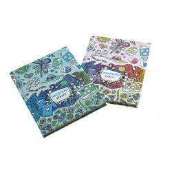 Színezd a napod barátság könyv, heti, 2026/2027 tanév, REALSYSTEM, kék