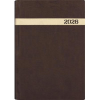 Naptár, tervező, B5, heti, DAYLINER "The Boss", barna
