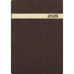 Naptár, tervező, B5, heti, DAYLINER "The Boss", barna Naptár, tervező, B5, heti, DAYLINER "The Boss", barna
