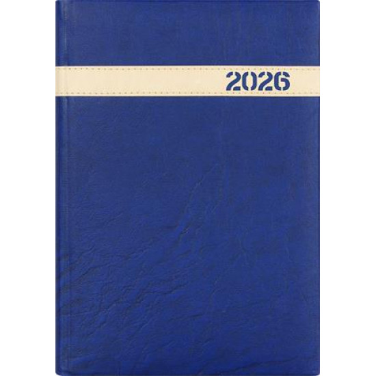 Naptár, tervező, A5, napi, DAYLINER, "The Boss", kék Naptár, tervező, A5, napi, DAYLINER, "The Boss", kék