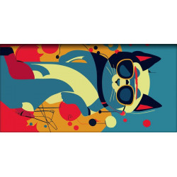 Naptár, tervező, A5, napi, DAYLINER "Colors Astro Cat"