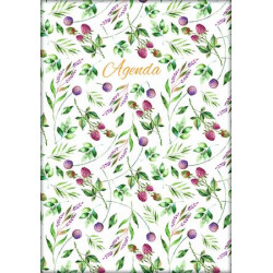 Naptár, tervező, A5, heti, DAYLINER, "Colors", Berries