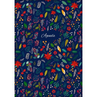 Naptár, tervező, A5, heti, DAYLINER, "Colors", Folk