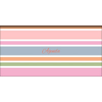 Zsebnaptár, fekvő elrendezésű, DAYLINER, "Colors Stripes"