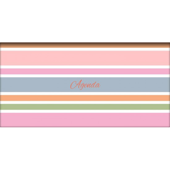 Zsebnaptár, fekvő elrendezésű, DAYLINER, "Colors Stripes"
