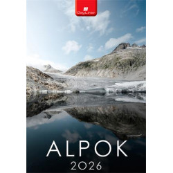 Naptár, fali, DAYLINER, "Alpok"