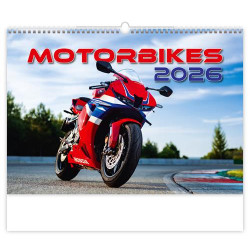 Naptár, fali, DAYLINER, "Motorbikes"