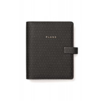 Kalendárium, gyűrűs, betétlapokkal, A5, FILOFAX "Moonlight", fekete Kalendárium, gyűrűs, betétlapokkal, A5, FILOFAX "Moonlight", fekete