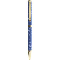 Golyóstoll, 1,0 mm, arany színű klip, kék tolltest, FILOFAX "Indigo", fekete Golyóstoll, 1,0 mm, arany színű klip, kék tolltest, FILOFAX "Indigo", fekete