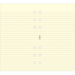 Kalendárium betét, jegyzetlap, personal méret, vonalas, FILOFAX, krémszín Kalendárium betét, jegyzetlap, personal méret, vonalas, FILOFAX, krémszín