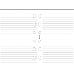 Kalendárium betét, jegyzetlap, pocket méret, vonalas, FILOFAX, fehér Kalendárium betét, jegyzetlap, pocket méret, vonalas, FILOFAX, fehér