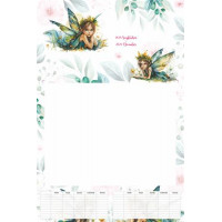 Naptár, fali, diák, 2025/2026 tanév, TOPTIMER, "Tündér" Naptár, fali, diák, 2025/2026 tanév, TOPTIMER, "Tündér"