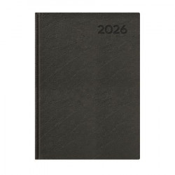 Naptár, tervező, A5, napi, TOPTIMER, "Economic", fekete