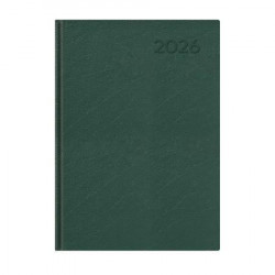Naptár, tervező, A5, napi, TOPTIMER, "Economic", zöld