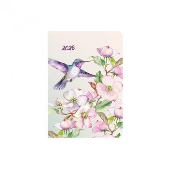 Naptár, tervező, B6, heti, TOPTIMER, "Joy flexi", kolibri