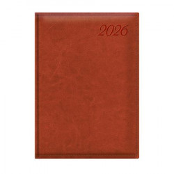 Naptár, tervező, B5, napi, TOPTIMER, "Image", vörösesbarna