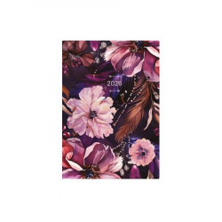 Naptár, tervező, B6, heti, TOPTIMER "Joy", lila