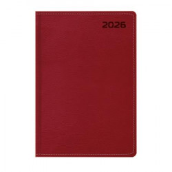 Naptár, tervező, B5, heti, TOPTIMER, "Queen" bordó