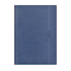 Naptár, tervező, A5, napi, TOPTIMER "Linea", kék