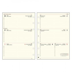 Kalendárium betét, tervező, heti, "L", SATURNUS, chamois 2025 Kalendárium betét, tervező, heti, "L", SATURNUS, chamois 2025