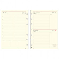 Kalendárium betét, tervező, napi, "L", SATURNUS, chamois 2026