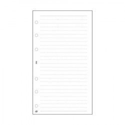 Kalendárium betét, jegyzetlap, "L", vonalas, SATURNUS, fehér Kalendárium betét, jegyzetlap, "L", vonalas, SATURNUS, fehér