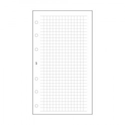 Kalendárium betét, jegyzetlap, "L", kockás, SATURNUS, fehér Kalendárium betét, jegyzetlap, "L", kockás, SATURNUS, fehér