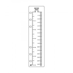 Kalendárium betét, vonalzó, "L", SATURNUS