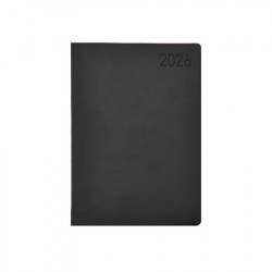 Naptár, tervező, B6, heti, TOPTIMER "Madeira", fekete-bordó