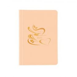 Naptár, tervező, A5, heti, TOPTIMER "Pastel", lazac