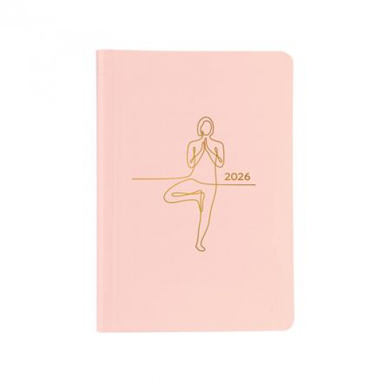 Naptár, tervező, A5, heti, TOPTIMER "Pastel", rózsaszín