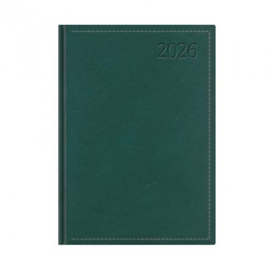 Naptár, tervező, B5, heti, TOPTIMER "Traditional", zöld
