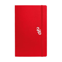 Naptár, tervező, A5, heti, TOPTIMER "Rainbow", piros