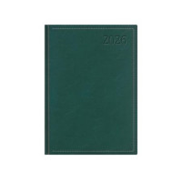 Naptár, tervező, B6, napi, TOPTIMER "Traditional", zöld