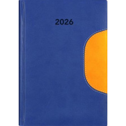 Naptár, tervező, B5, heti, DAYLINER "Memphis", kék-sárga Naptár, tervező, B5, heti, DAYLINER "Memphis", kék-sárga