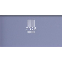 Zsebnaptár, fekvő elrendezésű, DAYLINER, "MyPastel", kék