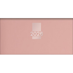 Zsebnaptár, fekvő elrendezésű, DAYLINER, "MyPastel", púder