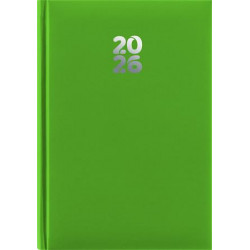 Naptár, tervező, A5, heti, DAYLINER, "Pannon", világoszöld