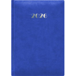 Naptár, tervező, A5, napi, DAYLINER, "Pellana", kék