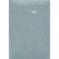 Naptár, tervező, A5, napi, DAYLINER, "Pellana", szürke