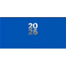 Zsebnaptár, fekvő elrendezésű, DAYLINER, "Pannon", kék Zsebnaptár, fekvő elrendezésű, DAYLINER, "Pannon", kék