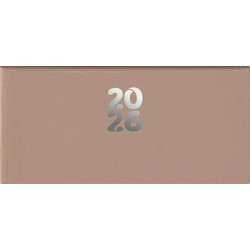 Zsebnaptár, fekvő elrendezésű, DAYLINER, "Pannon", natúr Zsebnaptár, fekvő elrendezésű, DAYLINER, "Pannon", natúr