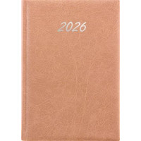 Naptár, tervező, A5, napi, DAYLINER, "Rebel", bézs