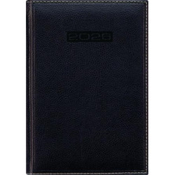 Naptár, tervező, A5, napi, DAYLINER, "Sherwood", fekete