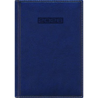 Naptár, tervező, A5, napi, DAYLINER, "Sherwood", kék